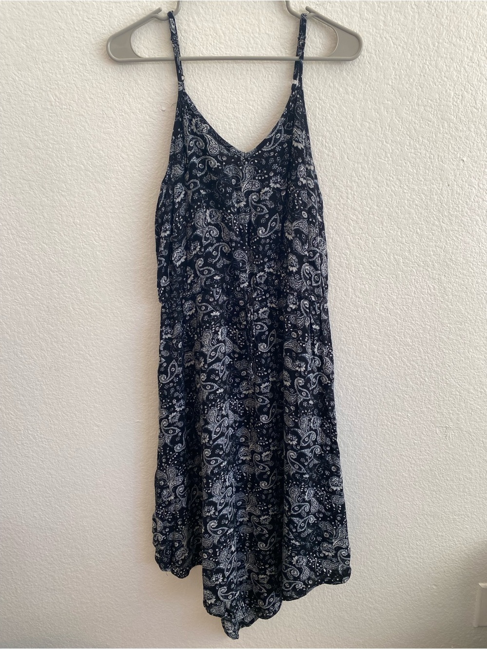 Black and White Paisley Dress